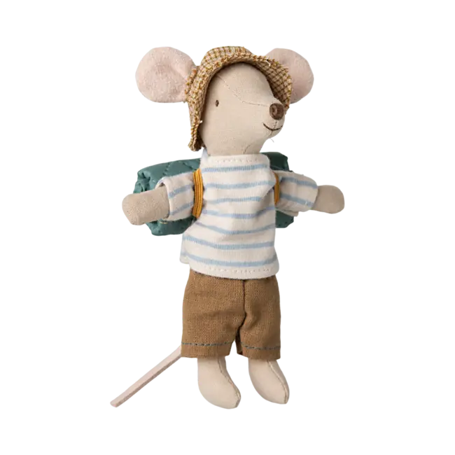 Maileg Hiker mouse, Big brother stripes
