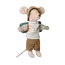 Maileg Hiker mouse, Big brother stripes