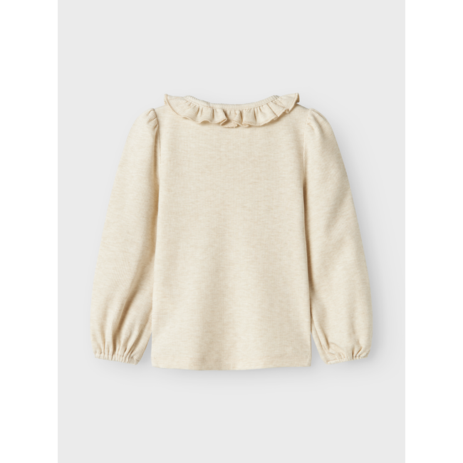 Lil' Atelier NMFDARLA LS SLIM TOP LIL turtledov mel