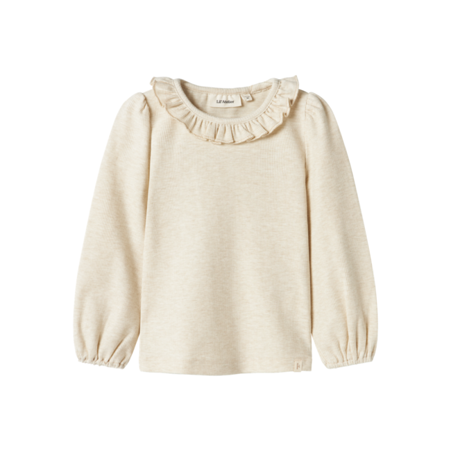 Lil' Atelier NMFDARLA LS SLIM TOP LIL turtledov mel