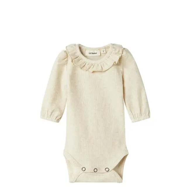 Lil' Atelier NBFDARLA LS SLIM BODY LIL turtledove mel