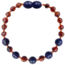 Amber Barnsteen armband baby/peuter 14cm - Cognac lapis lazuli