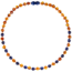 Amber Barnsteen baby/peuter ketting 32cm - Cognac lapis lazuli