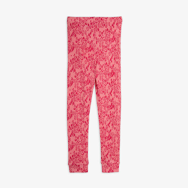 Mini Rodini Mini leopard leggings pink