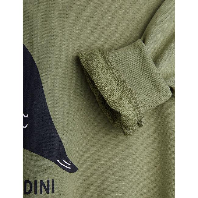 Mini Rodini Blackbird sweater green