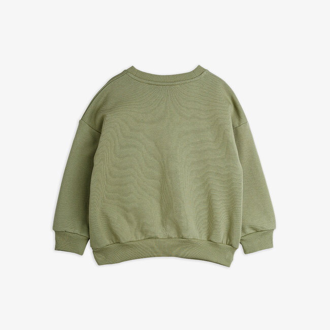Mini Rodini Blackbird sweater green