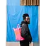 SUSAN BIJL The New Backpack Fluo Pink & Coral