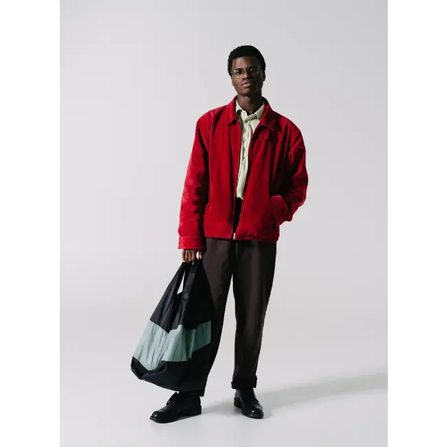 SUSAN BIJL The New Shopping Bag Black & Grey Large