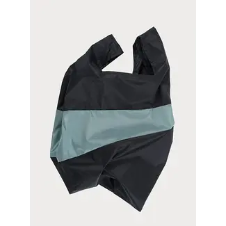 SUSAN BIJL The New Shopping Bag Black & Grey Large