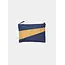 SUSAN BIJL The New Pouch Navy & Camel Medium