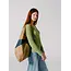 SUSAN BIJL The New Shopping Bag Camel & Navy Large