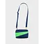 SUSAN BIJL The New Bum Bag Navy & Greenscreen Small