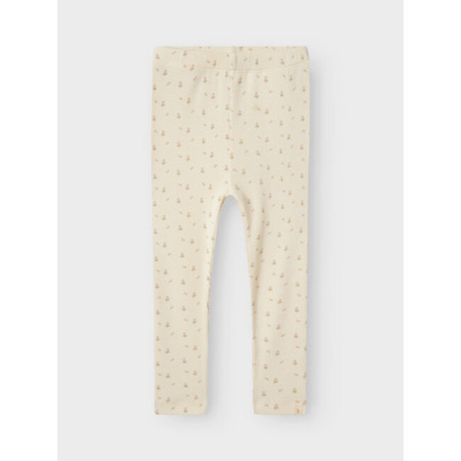 Lil' Atelier NMFGAGO SLIM LEGGING LIL NOOS Turtledove FLOWER