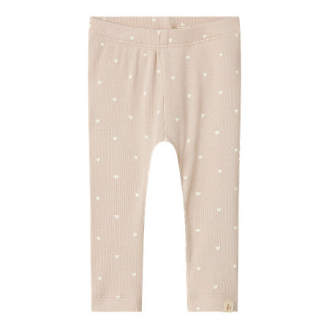 Lil' Atelier NBFGAGO SLIM LEGGING LIL NOOS Gray Morn HEART