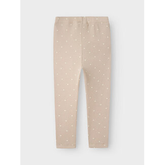 Lil' Atelier NMFGAGO SLIM LEGGING LIL NOOS Gray Morn HEART