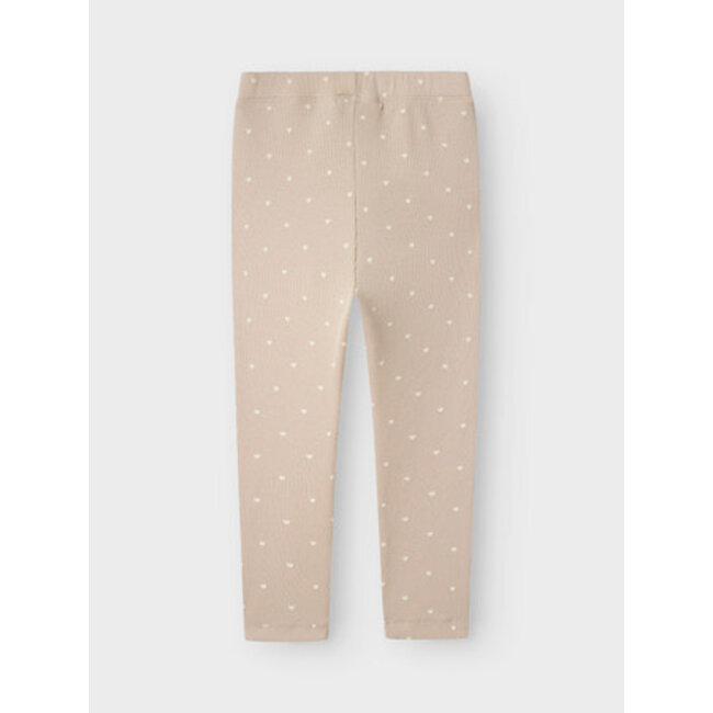 Lil' Atelier NMFGAGO SLIM LEGGING LIL NOOS Gray Morn HEART