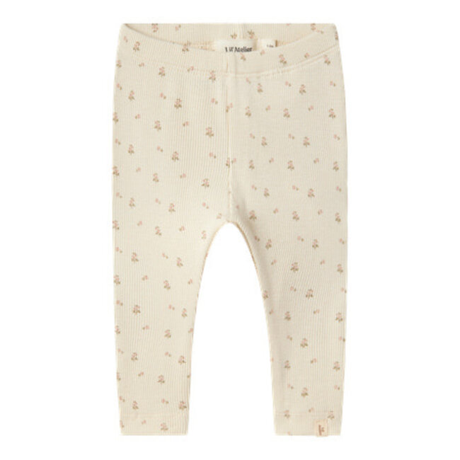 Lil' Atelier NBFGAGO SLIM LEGGING LIL NOOS Turtledove FLOWER