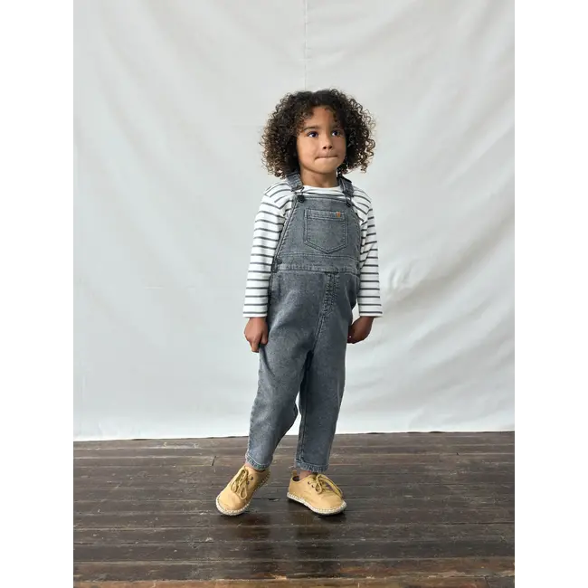 Lil' Atelier NMMLIMIA LS LOOSE TOP LIL NOOS Turtledove POPPY SEED