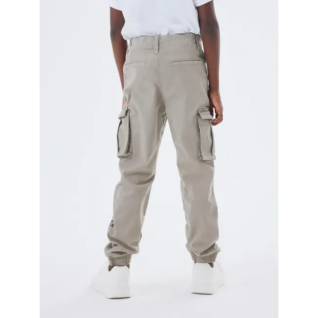 Name it NKMRYAN CARGO R TWI PANT 2222-BA NOOS Elephant Skin
