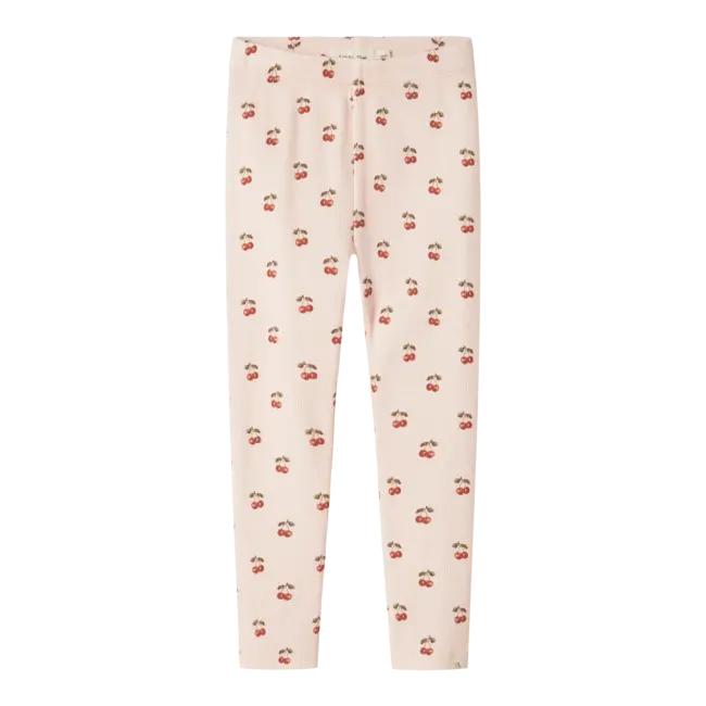Lil' Atelier NMFLAVO ELF SLIM LEGGING LIL Silver Peony CHERRY