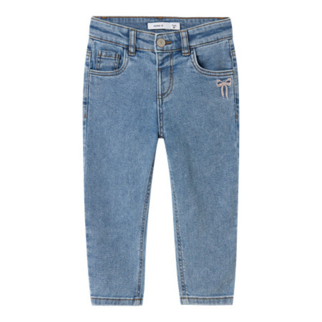 Name it NMFBELLA MOM EMB JEANS 1224-SM NOOS   BOW