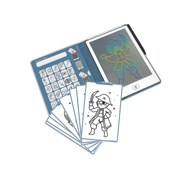 Kidywolf KIDYDRAW-MINI tekenblok 30 Oceanen & Piraten