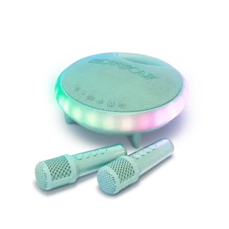 Kidywolf KIDYKARAOKE karaoke luidspreker met 2 microfoons Kidywolf KIDYKARAOKE karaoke luidspreker met 2 microfoons