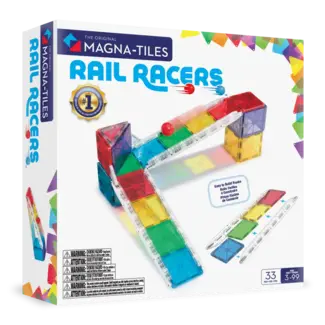 Magna Tiles Rail Racers 33-Piece Set