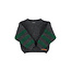 Piupiuchick Knitted sweater | Grey & green stripes