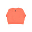 Piupiuchick Knitted sweater | Bordeaux & light pink stripes