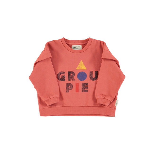 Piupiuchick Sweatshirt | Pink w/ "groupie" print