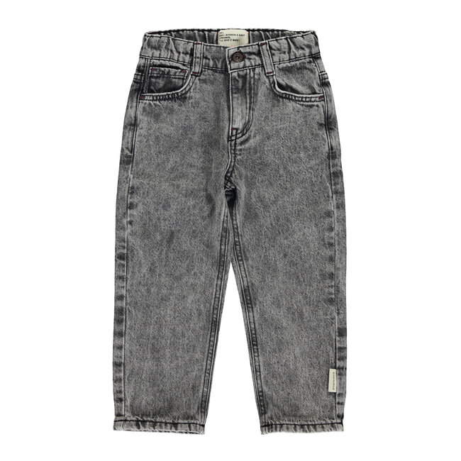 Piupiuchick Unisex trousers | Washed black denim