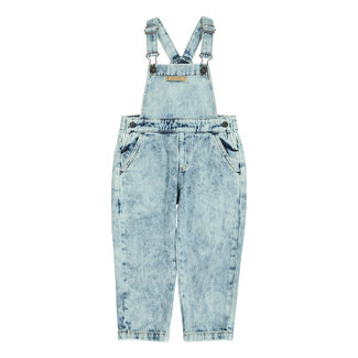 Piupiuchick Dungarees | Washed blue denim