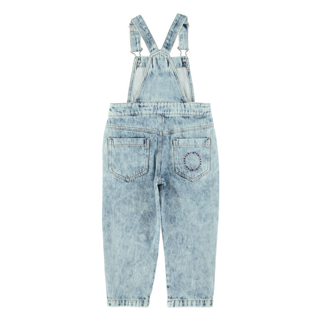 Piupiuchick Dungarees | Washed blue denim