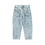 Piupiuchick Mom fit trousers | Washed blue denim