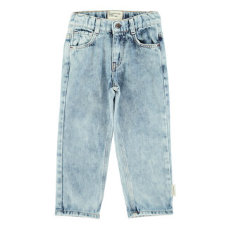 Piupiuchick Unisex trousers | Washed blue denim aw