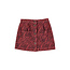 Piupiuchick Short skirt | Bordeaux w/ zebra print