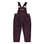 Piupiuchick Dungarees | Aubergine corduroy