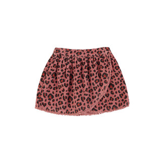 Piupiuchick Short skirt | Pink w/ animal print