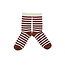 Piupiuchick Socks | Eru & bordeaux stripes