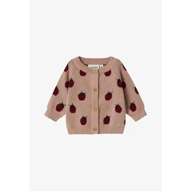 Lil' Atelier NBFLULIO KNIT CARD LIL NOOS Misty Rose