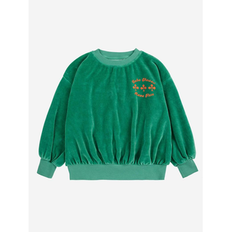 Bobo Choses Have Fun velvet sweatshirt