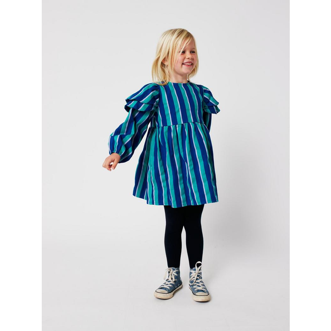 Bobo Choses Striped woven dress