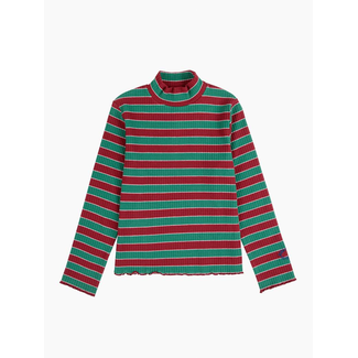 Bobo Choses Multicolor Stripes turtle neck T-shirt