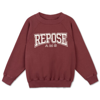 Repose AMS 13. raglan sweater royal burgundy