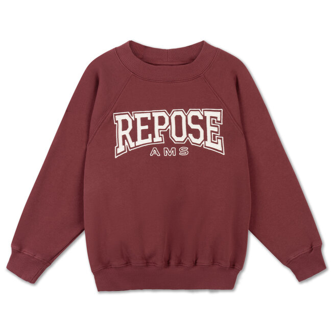 Repose AMS 13. raglan sweater royal burgundy