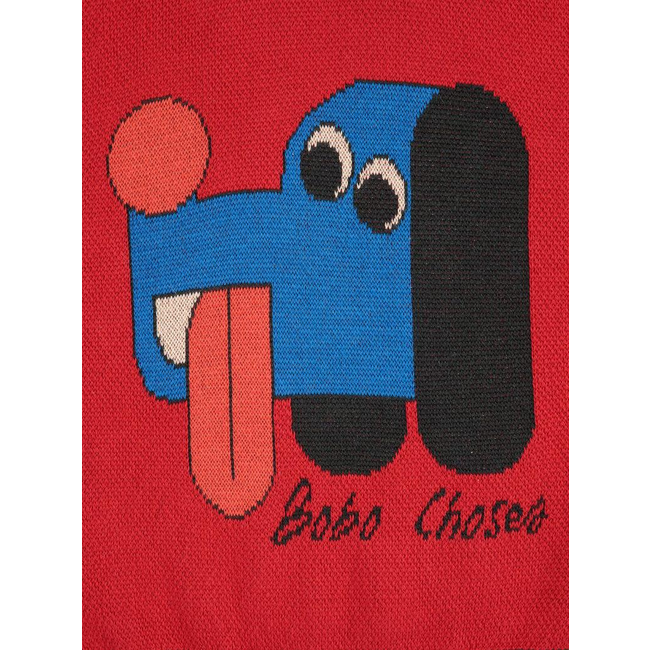 Bobo Choses Doggy Mate jacquard jumper
