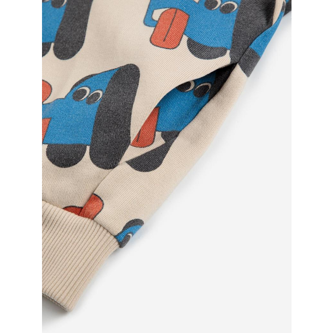 Bobo Choses Doggy Mate all over zipped hoodie