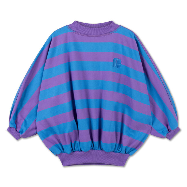 Repose AMS 18. iris crop sweater cool pool violet blue