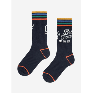 Bobo Choses Go Bobo navy long socks